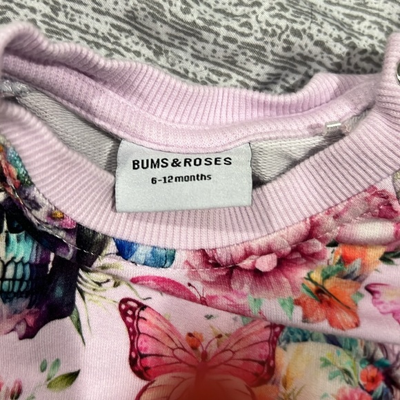 Bums and Roses Pink Skull Jogger Set - Picture 2 of 4